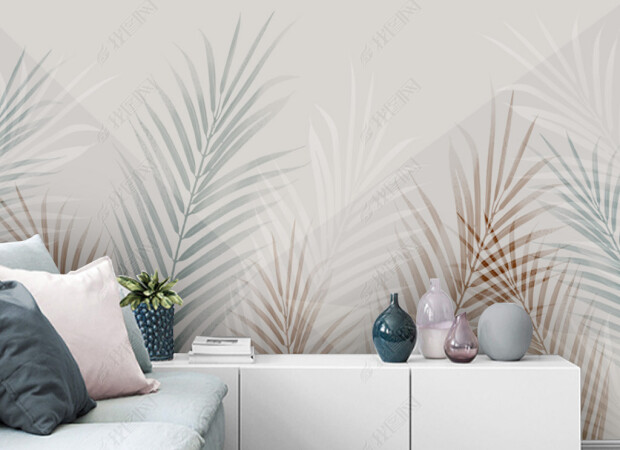 Тонкие листья пальм