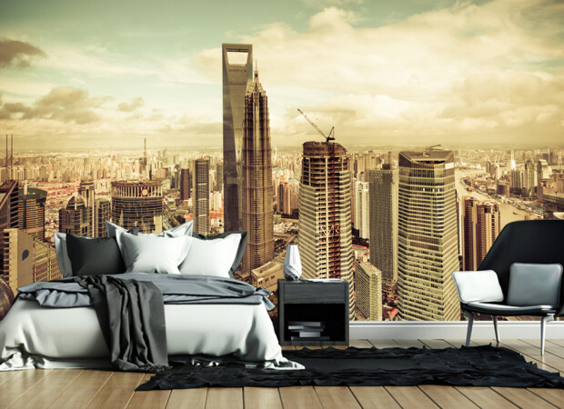 Небоскребы мегаполиса