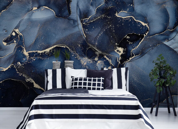 темно-темно синій флюїд