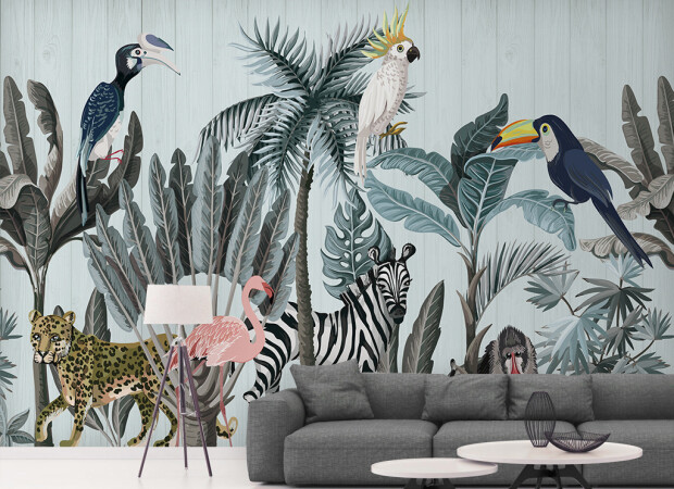 Экзотические птицы и звери