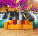 Фотообои Водопад в лесу