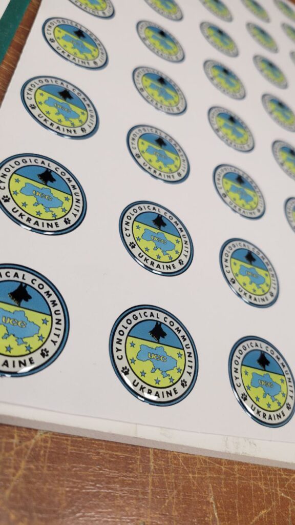 Объемные наклейки, шильды