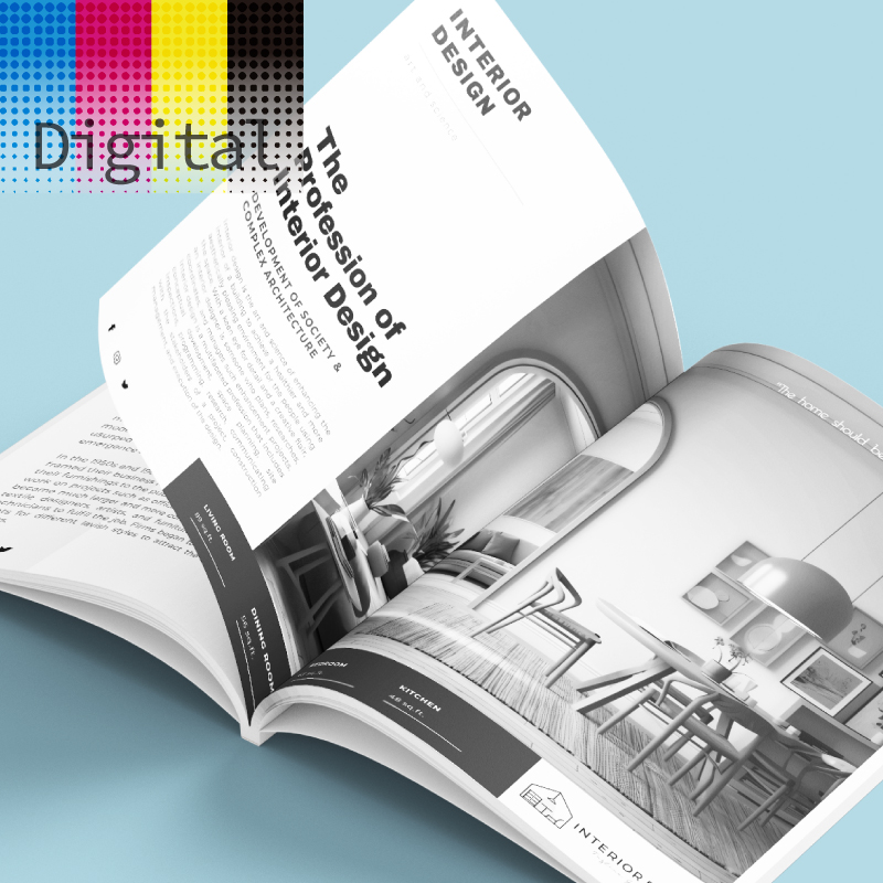 Черно-белая печать