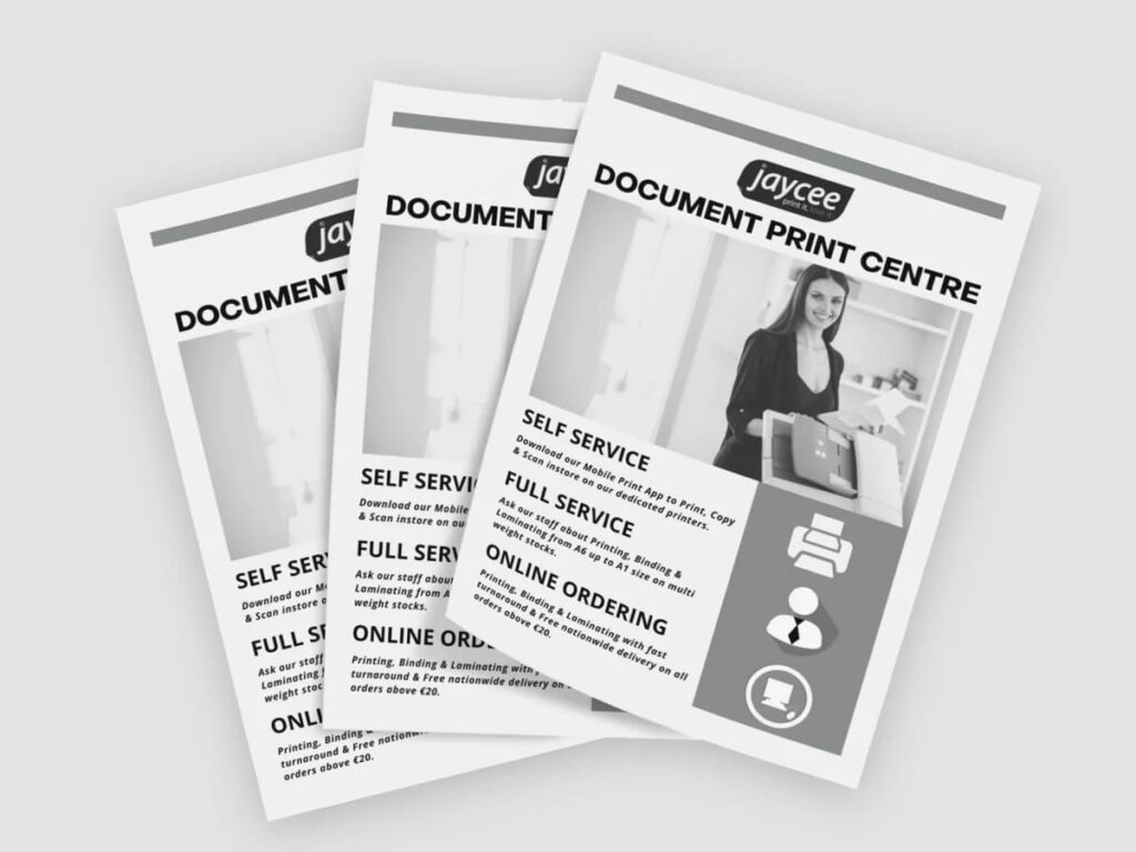 Листовая чб печать