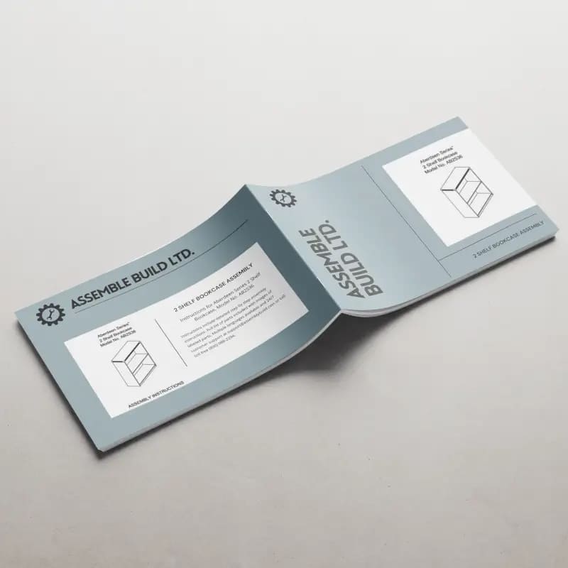 Печать инструкций, гарантийных талонов