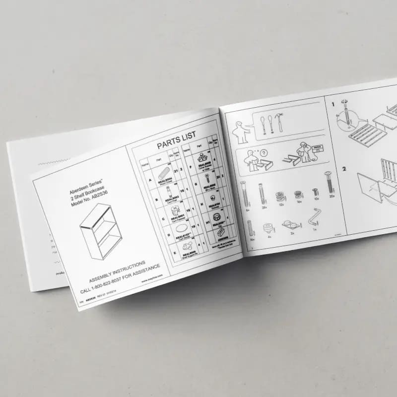 Печать инструкций, гарантийных талонов